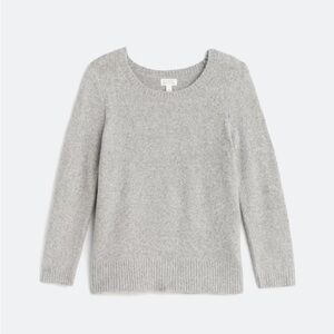 Women's Gray Chloe Crew Neck Cozy Sweater